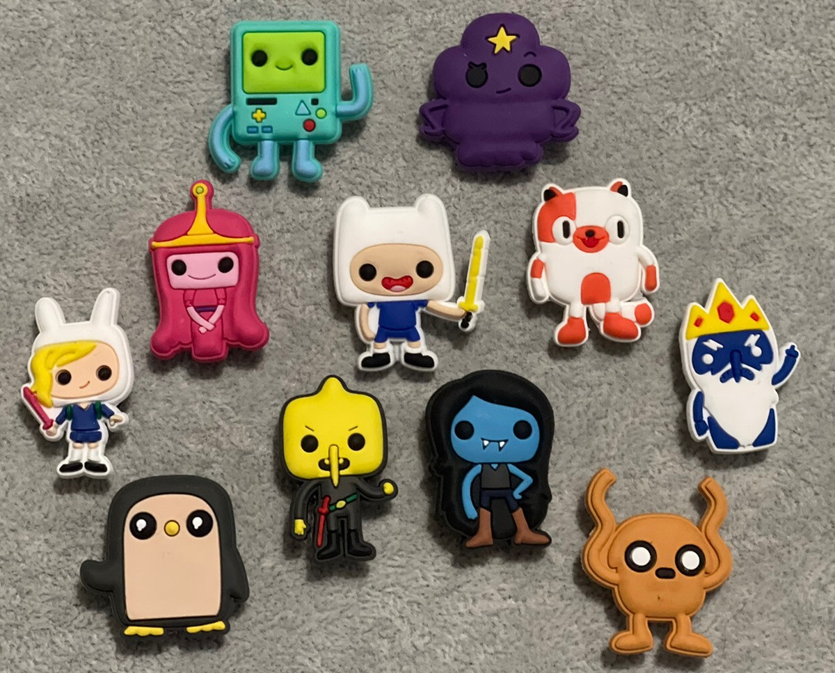 Adventure Time Shoe Croc Charms Jibbitz (11 Charms)