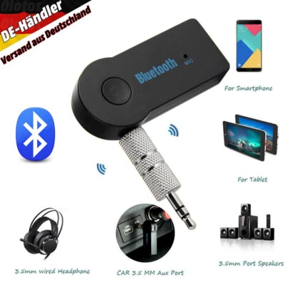 OLOTOS Bluetooth Audio Receiver KFZ Adapter AUX Kabel Auto 3.5mm klinke Usb Empfänger
