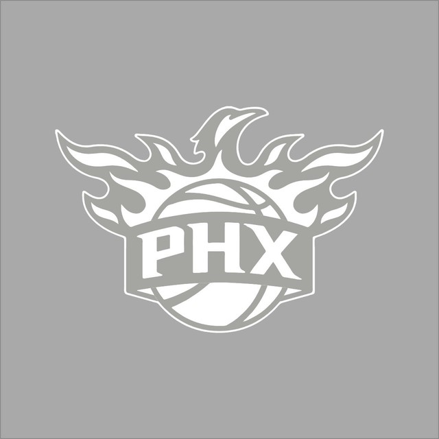 Phoenix Suns 6 NBA Team Logo 1Color Vinyl Decal Sticker Car Window