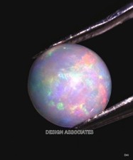 OPAL 5 MM ROUND CABOCHON VIBRANT COLOR ALL NATURAL