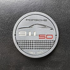 Vintage Pors che 911 50th Anniversary badge placca plakette plate emblem LG567