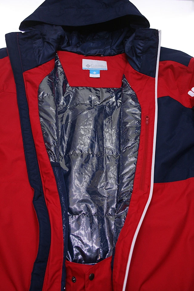 Chaqueta de esquí impermeable Columbia Timberturner II 2 para hombre (2XLarge, rojo montaña) Foto 4 de 4