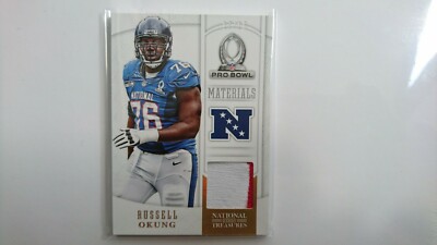 2013 Panini National Treasures DT Russell Okung Patch Nr.17/25 Seattle Seahawks 