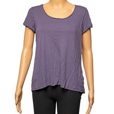 Calvin Klein Jeans Women T-Shirt Purple Size M 6444