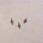 3 WALTHAM 0 SIZE BALANCE STAFFS #19369 MODEL 1891 PIVOT: 10 NOS --BB-1112