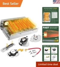 Comprehensive Dryer Repair Kit: Heating Element, Fuses, and Thermostats Included