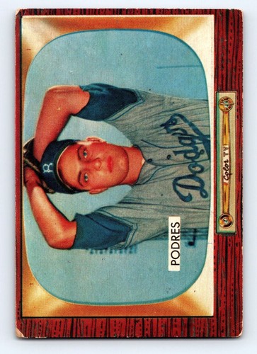 1955 Bowman #97 JOHN PODRES Brooklyn Dodgers