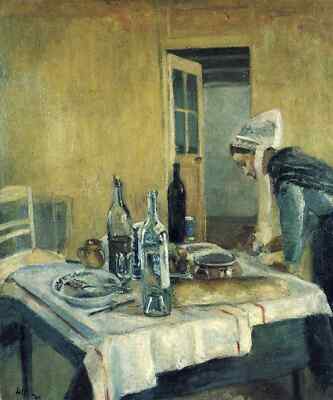 Henri Matisse The Maid 1896 Realism 17'' x 22'' Impressionism Archival Art Print