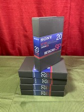 Sony BetaCam SP 20 BCT-20MA Video Cassette Lot of 5