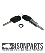 FRONT DOOR HANDLE BARREL & KEYS SET 81626416097 FITS MAN TGA TGL TGM TGS TGX