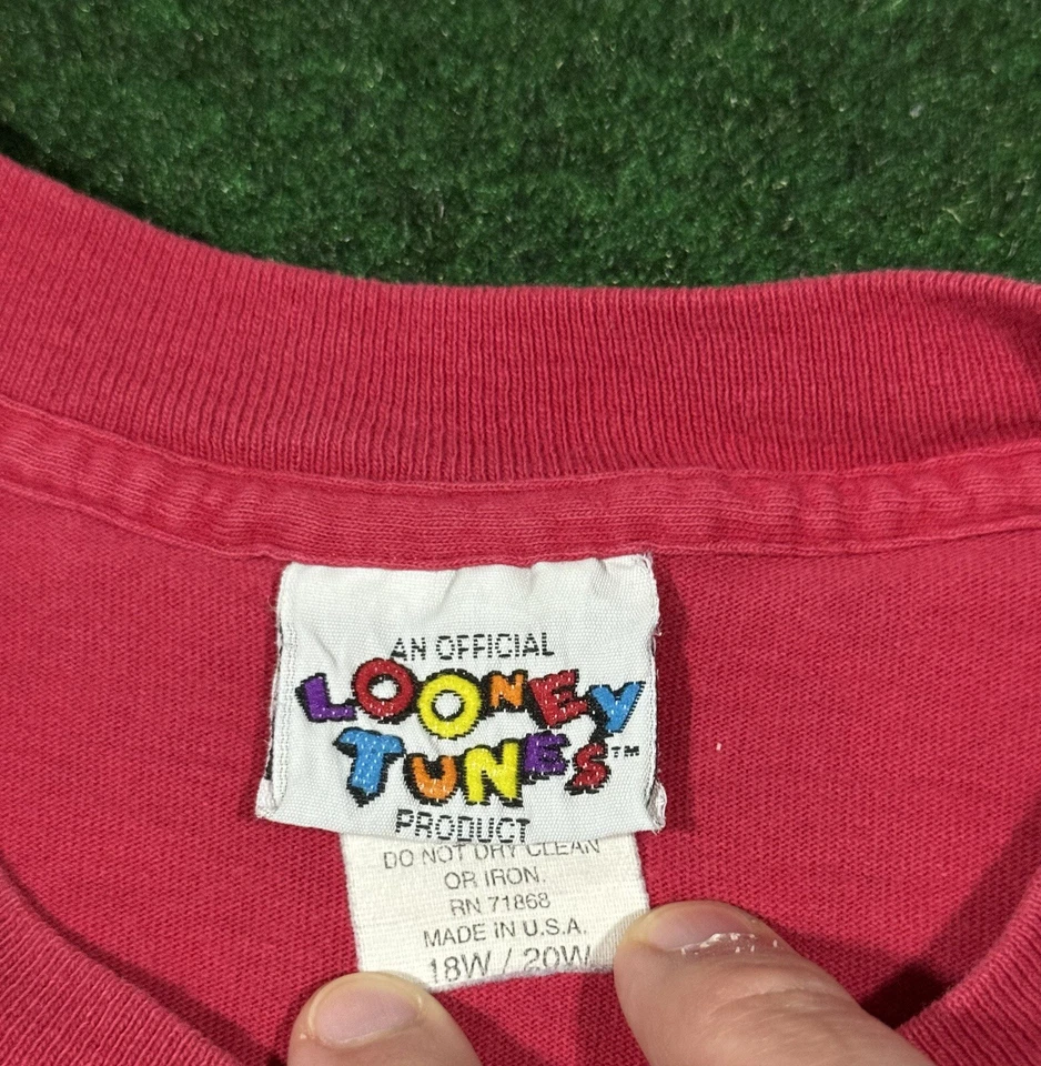 Vintage 1996 Looney Tunes Tweety Bird What’s Your Problem T-Shirt XL Streetwear - Imagem 3 de 4