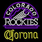 10" Vivid Led Colorado Rockies Neon Sign Light Lamp Room Garage Display