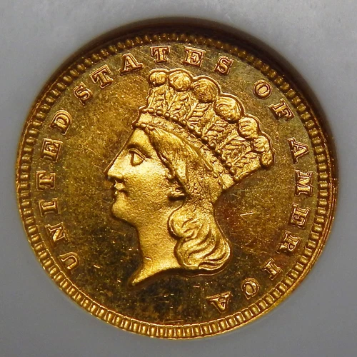 1885 NGC PF66 CAMEO TYPE-3 GOLD DOLLAR