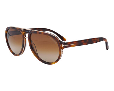 TOM FORD GEOFFREY TF779-F 53F DARK HAVANA GOLD AVIATOR SUNGLASSES MADE IN  ITALY 889214007094 | eBay