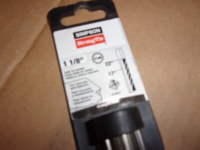 SIMPSON SPLINE SHAFT HAMMER BIT   1-1/8'' X 22''  4-CUTTER HEAD  # MDSP11222Q