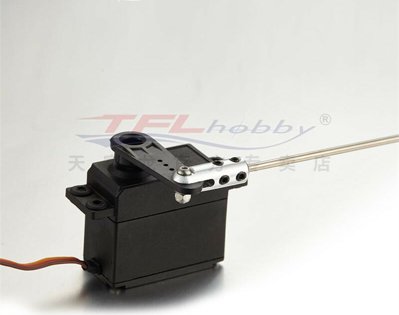 New 2Pcs CNC Aluminum Servo Rudder Arm Linkage Clip Adaptor for RC Boat ...