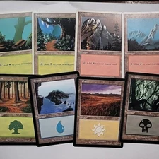 MTG Revised, Fourth, Odyssey Editions - Basic Lands (Choose Your Order) LP