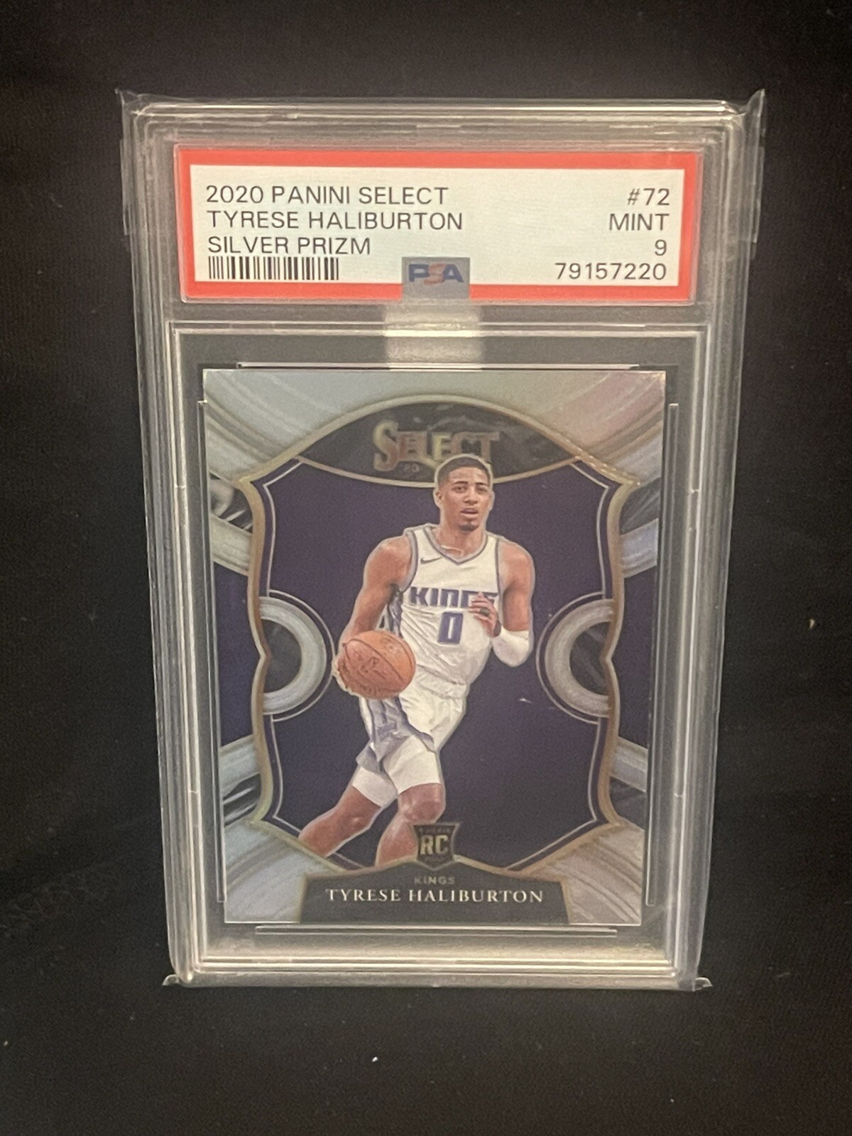 2020 Select Tyrese Haliburton Rookie Silver Prizm RC #72 Kings Pacers PSA 9!!🔥