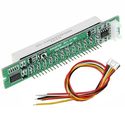 DIY Audio Display Analyzer Mini Dual 12 LED Level IIndicator+5Pin Cable