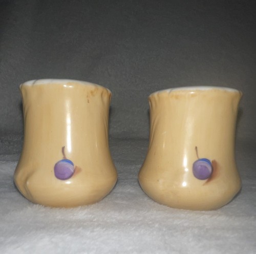 Vintage Lefton Brown Heritage Fruit Salt and Pepper Shakers (No Stoppers) - Picture 2 of 6