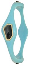 Turquoise bangle yellow gold 18kt logo bracelet black designer high quality New