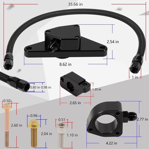 Fits Dodge Ram Cummins 5.9L 6.7L Diesel Engines Transmissions Coolant Bypass Kit - Picture 7 of 8