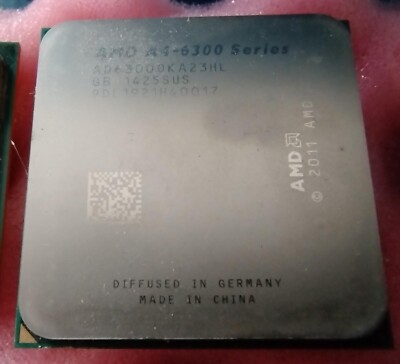 AMD A4 6300 | Dual Core CPU 3.90Ghz Turbo | AMD Radeon HD 8370D | Tray