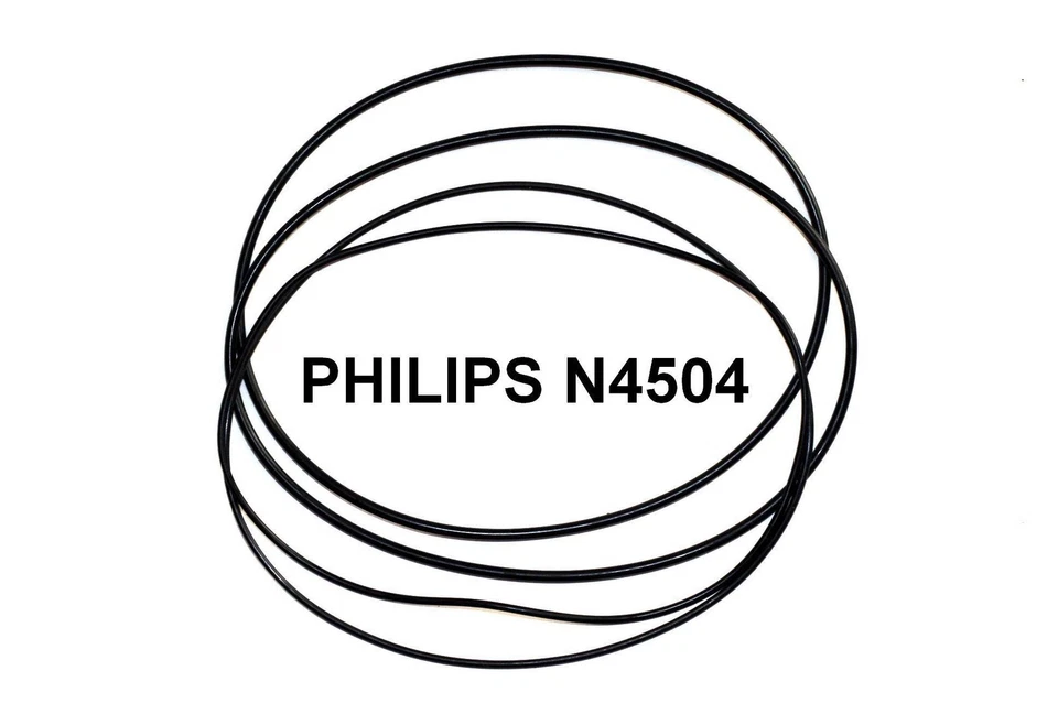 COURROIES SET PHILIPS N4504 MAGNETOPHONE A BANDE EXTRA FORT NEUF FABRIQUE N 4504