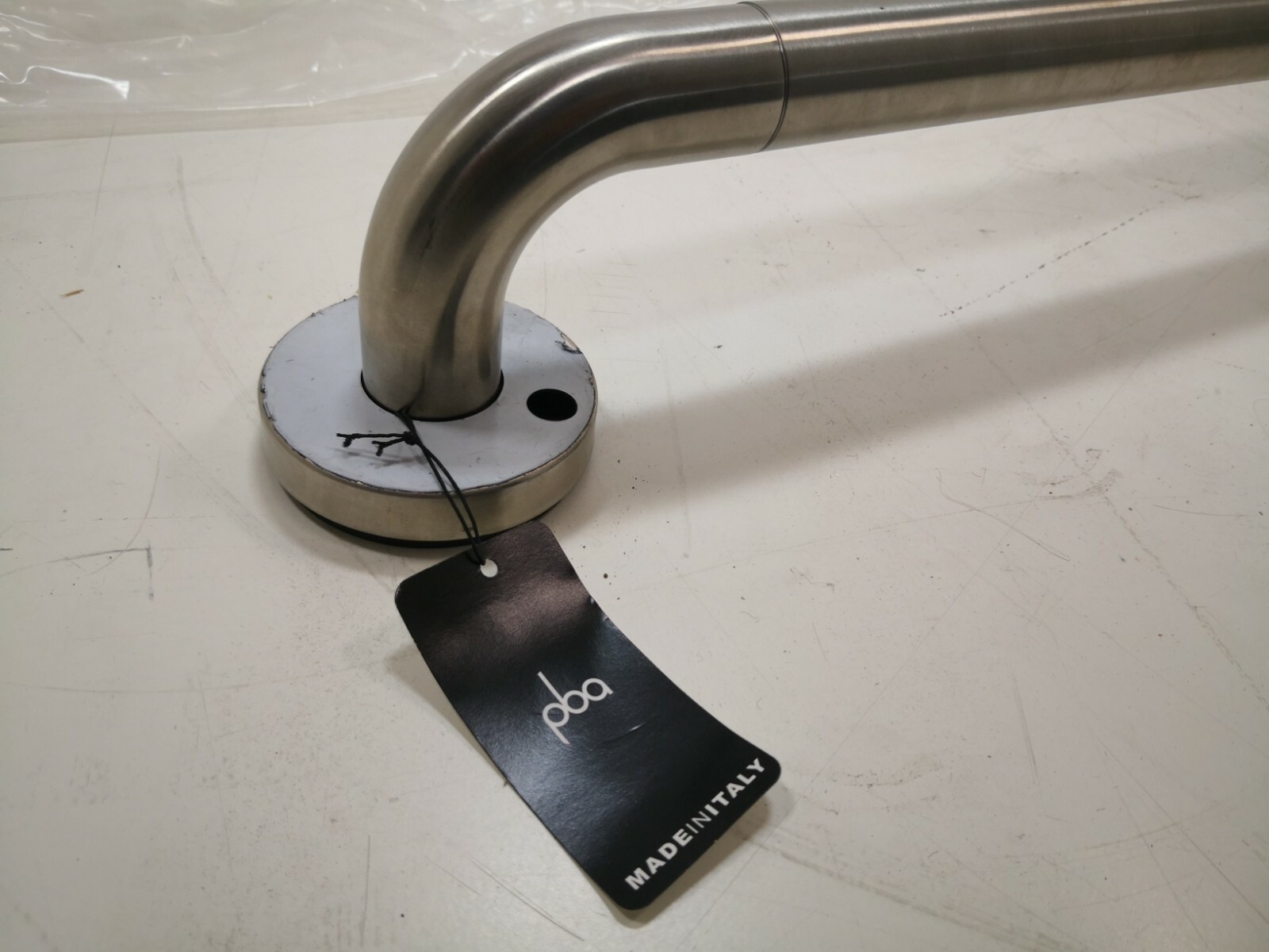 Barre d'appui inox 32mm PBA 4CS.487.000C.44 avec support douchette