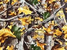 Fabric Camouflage Real Tree Plain PRINT CONCEPTS Cotton 1/4 Yd 6000