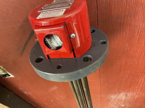 NEW NO BOX Chromalox TMS-3185 Immersion Heater; 480V, 3 Ph, 18KW, 155-501367-020 - Picture 5 of 5