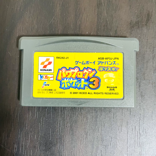 Power Pro-kun Pocket 3 Nintendo Game Boy Advance Konami 2001 AGB-AP3J-JPN Retro - Imagen 1 de 24
