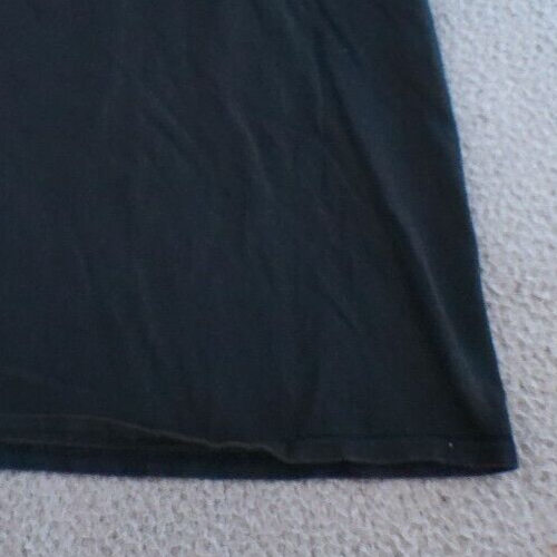 Minimalist Shirt Erwachsene Medium ** schwarz Kurzarm Rundhals Tee bestickt - Bild 5 von 9