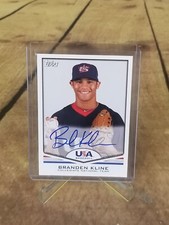 Branden Kline Auto Topps USA 2011 Card