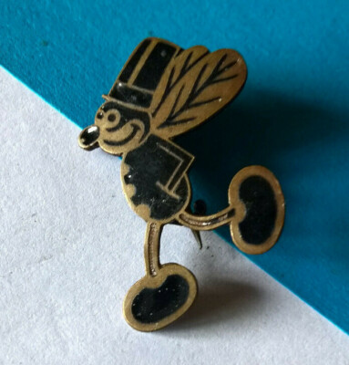 Broche Ancienne Insecte Mouche - Vintage - Sans Marque