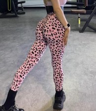 Women's Tummy Control Butt Lifting Workout leggings Scrunch Booty Running Pants