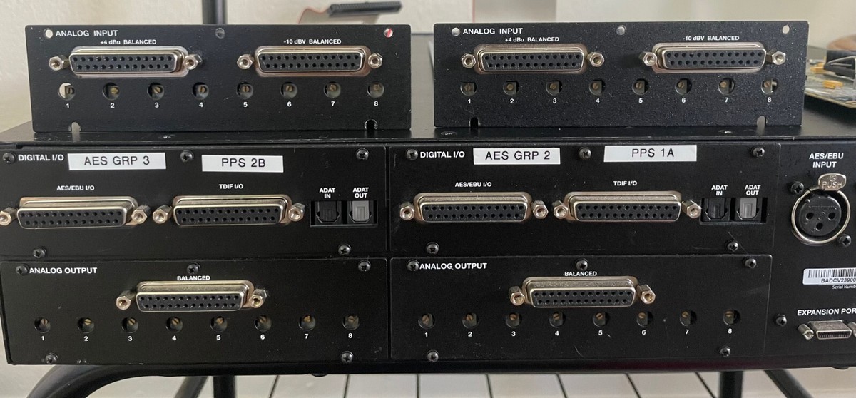 AVID HD i/o w/ 16x16 analog, 16x16 AES cards, HD Native PCIe