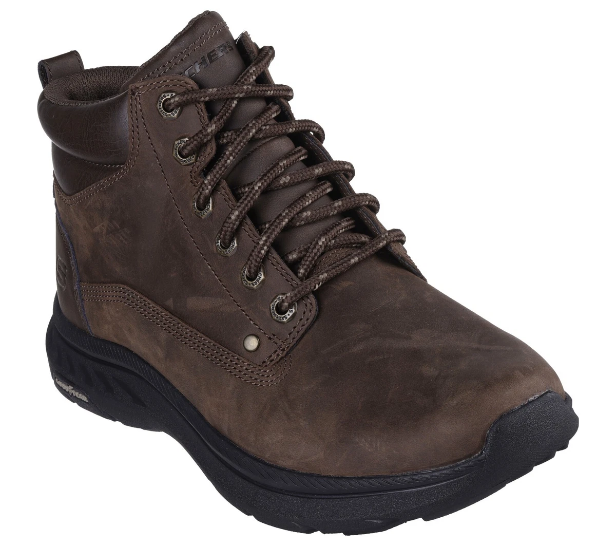 Brown Skechers Relaxed Fit Boots for Men for sale | eBay