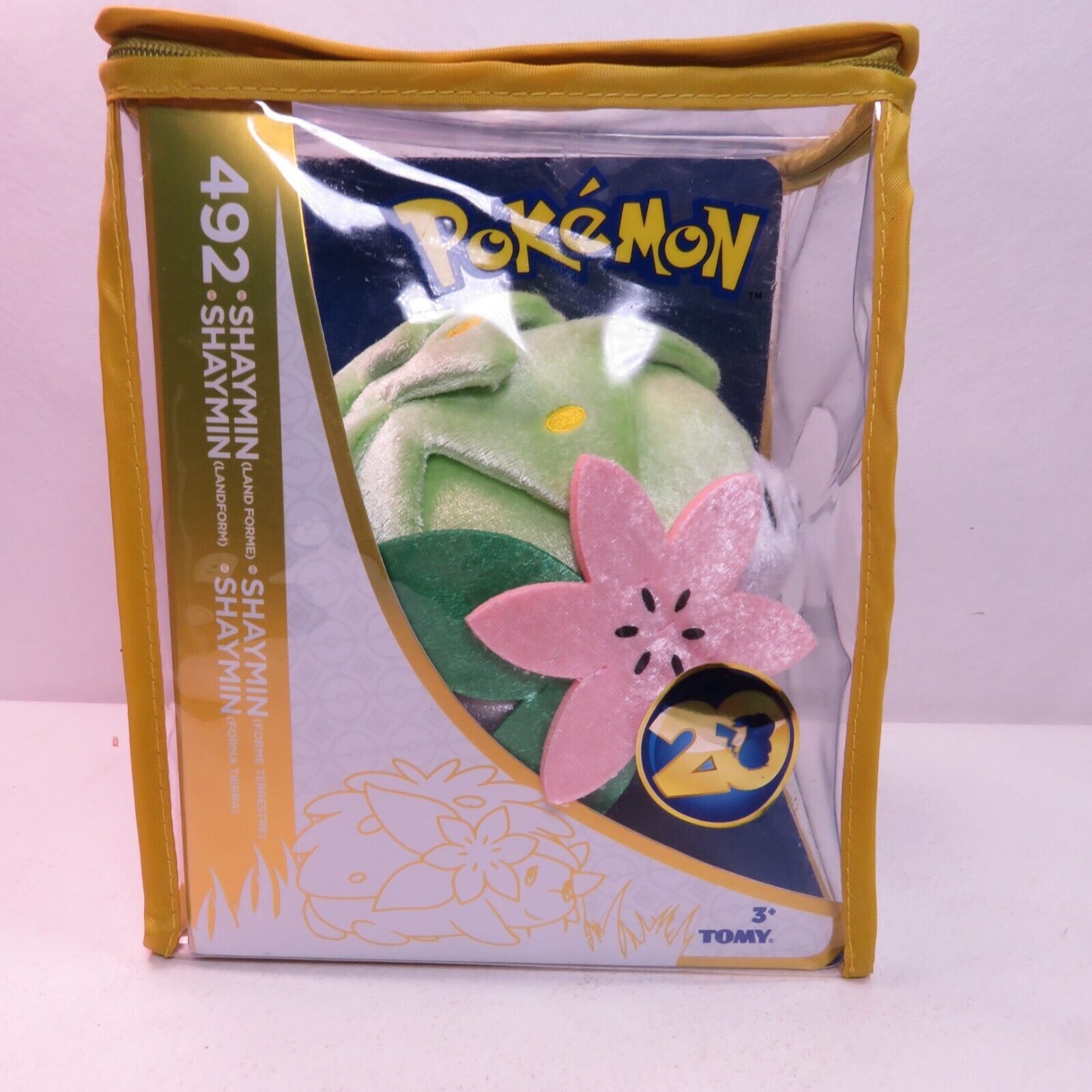 Rare Tomy Pokemon 20th Anniversary Shaymin #492 8 Plush - New