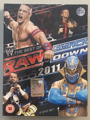 DVD WWE BEST OF RAW & SMACKDOWN 2011 Silver Vision Original Release 4 DVD NEU