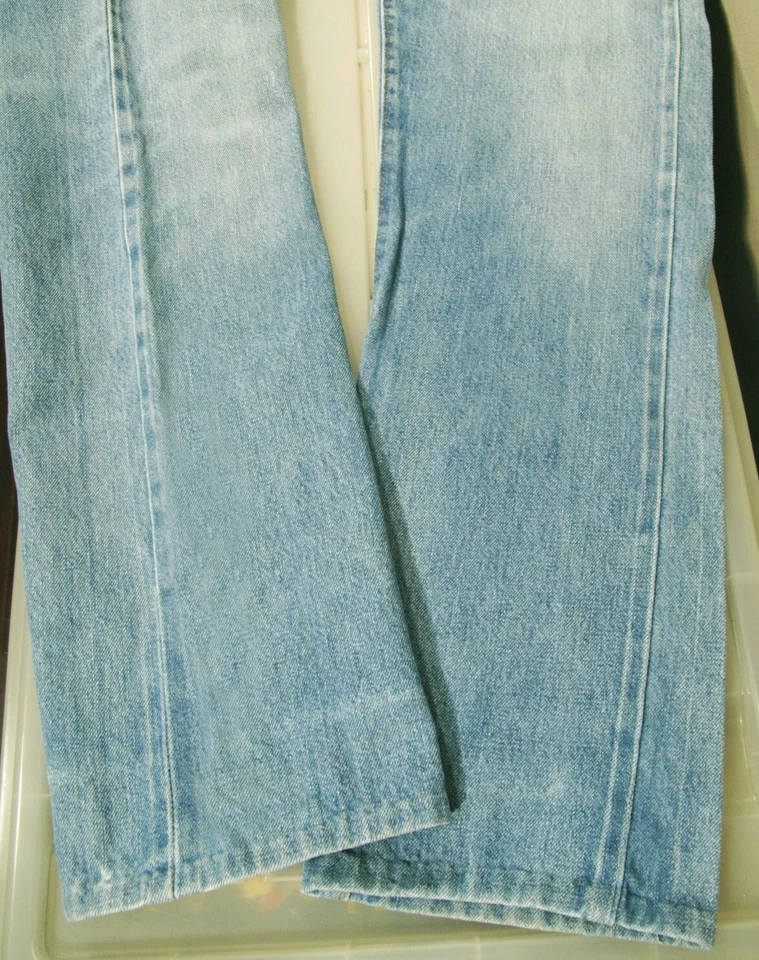 * HOT VTG 80-х США мужчин LEVI'S 501 SELVEDGE 6 точек джинсовой ткани джинсы 28 x 30 (подходит 25 x 30) - Изображение 4 из 4
