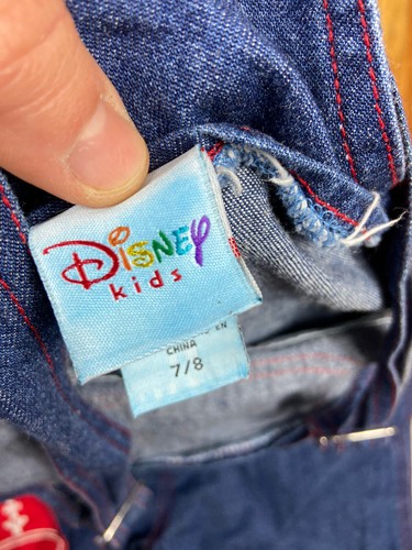 Denim Varsity disney kids youth girls size 7/8 overalls denim jean Used - Picture 5 of 7