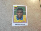 (NO PANINI) FOOTBALL STICKER and BROCA USA 94 1994 / FAUSTINO ASPRILLA COLOMBIA