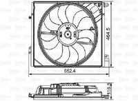 Original Valeo LüFter MotorküHlung 696881 FüR Renault