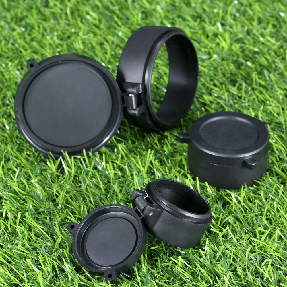 Rifle Scope Lens Cover Flip Up Cap Quick Spring Protection Objective
