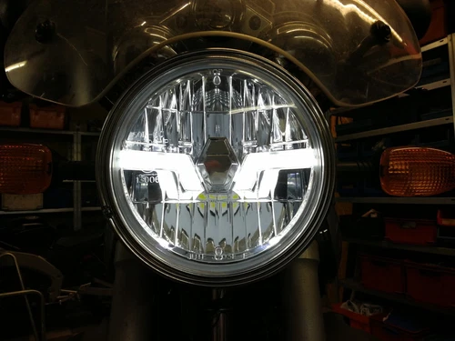 LED headlight black BMW R 850 R R 1150 R1150R R850R clear LED headlight