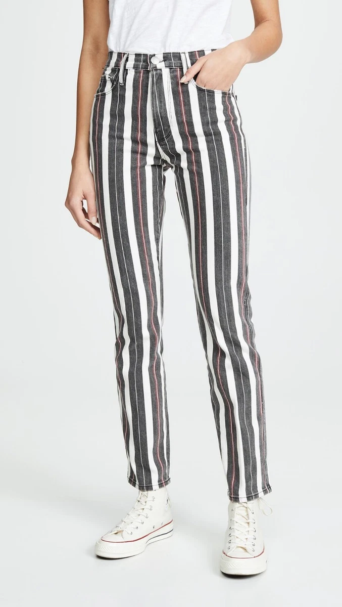 Frame striped best sale jeans