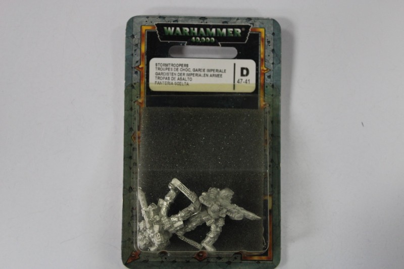 Warhammer 40K Astra Militarum Stormtroopers OOP Sealed 72926 Q