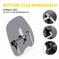 For Yamaha V Star 650 1100 19x17 Large Clear ...