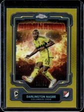 2025 Topps Chrome MLS Darlington Nagbe Elimination Gold Refractor #/50 Crew